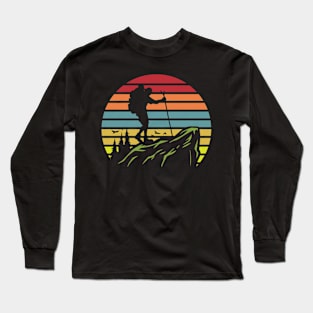 Colorful Hiking Long Sleeve T-Shirt